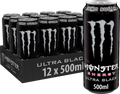 Monster - Ultra Black 500ml 12 Dosen