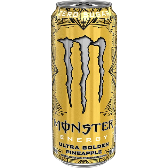 Monster - Ultra Golden Pineapple Zero 500ml - Copie