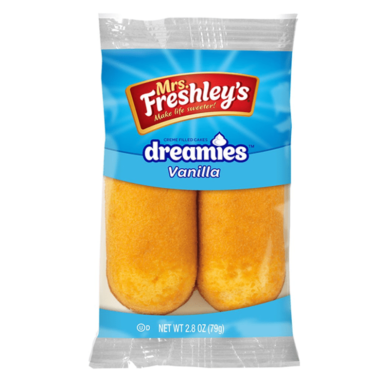 Mrs Freshleys - Vanilla Dreamies Crème Cakes Twin Pack 113 Gram