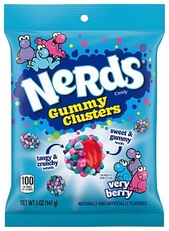 Nerds - Gummibärchen-Clusters Very Berry 142 Gramm