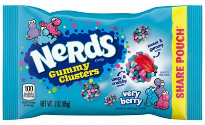 Nerds - Gummibärchen-Clusters Very Berry 85 Gramm