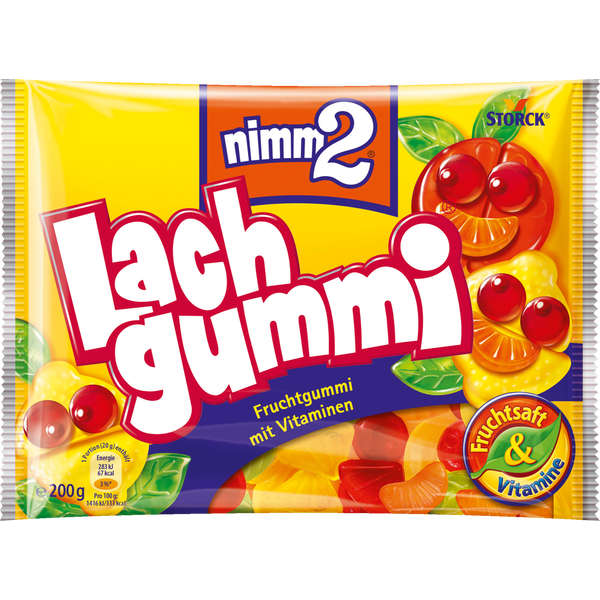 Nimm2 - Chewing-gum rieur 200 grammes