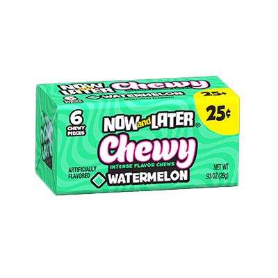 Now & Later – Weiche Wassermelone, 26 Gramm