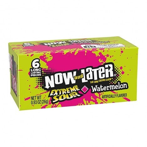 Now & Later - Extreme Sour Watermelon 26 Gram