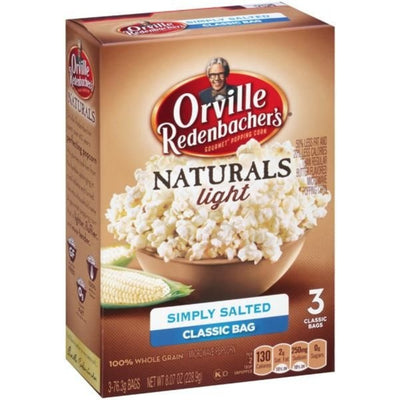 Orville Redenbacher - Popcorn Naturals Lite Salted 3er-Pack