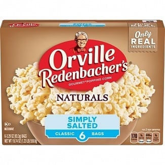 Orville Redenbacher's - Naturals Popcorn, einfach gesalzen, 560 Gramm