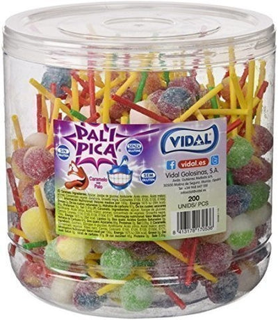 Vidal - Palipica Sour Lollipop 7 Gram 200 Stück