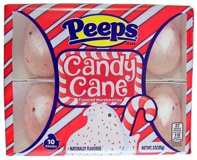 Peeps - Poussins en forme de canne à sucre, paquet de 10, 85 grammes