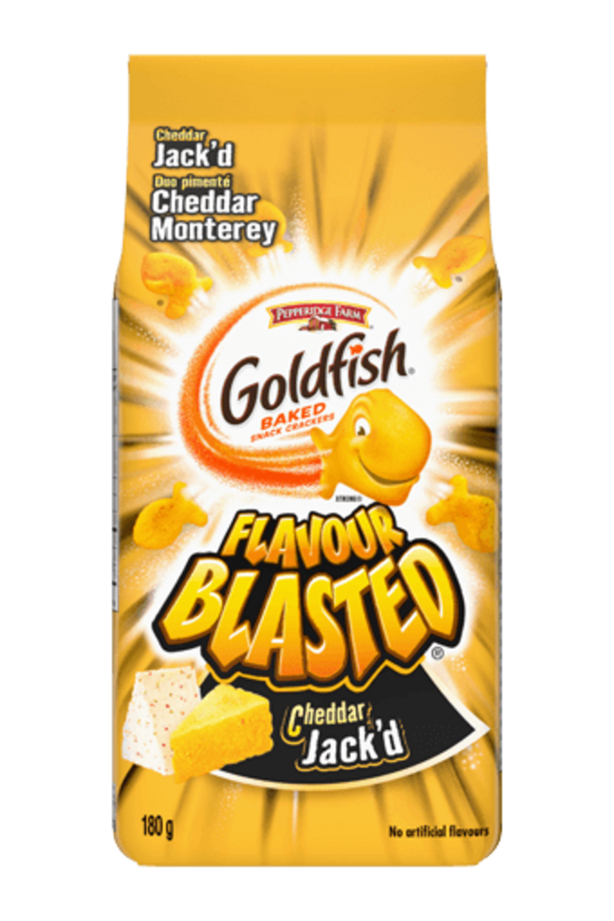 Poisson rouge - Cheddar grillé Jack'd 180 grammes