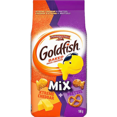 Goldfish - Xtreme Cheddar und Brezel 180 Gramm