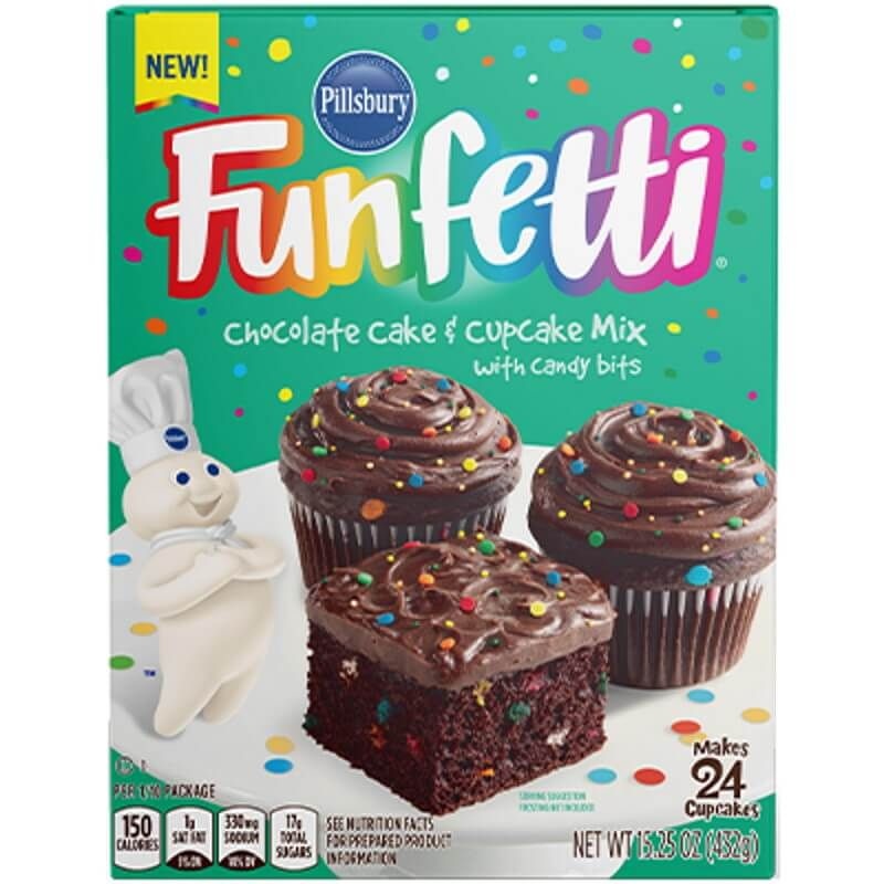 Pillsbury - Schokoladenkuchen-Cupcake-Mix 432 Gramm