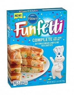 Pillsbury - Préparation complète pour crêpes et gaufres Funfetti 794 grammes