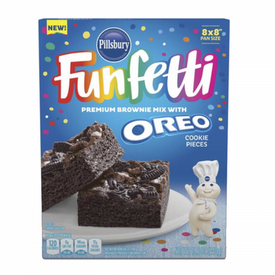 Pillsbury - Funfetti Oreo Brownie-Mix 440 Gramm
