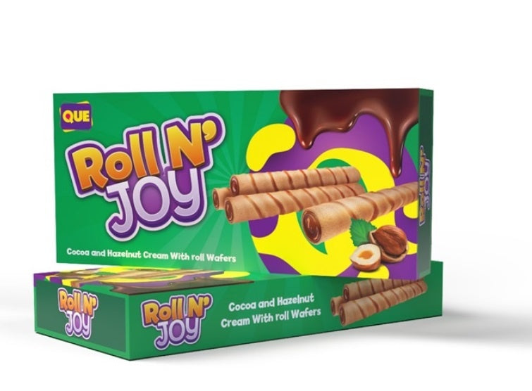 Que Wafer - Roll N'Joy Rolls Chocolat 100 Grammes