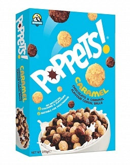 Poppets - Karamel Cereal Balls 275 Gram