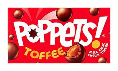 Poppets - Caramel mou enrobé de chocolat au lait 39 grammes