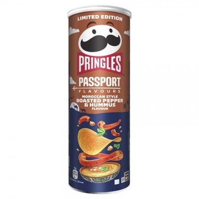 Pringles – Geröstete Paprika & Hummus, 165 Gramm
