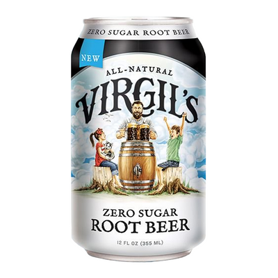 Virgil's - Bière de racine sans sucre en canette de 355 ml