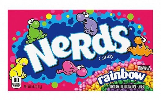 Wonka Nerds Rainbow Theater Box 141 Grammes
