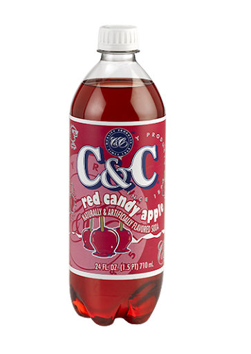 C&C Soda - Red Candy Apple Bottle 710ml