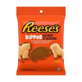 Biscuits apéritifs Reese's enrobés de chocolat (120 grammes)