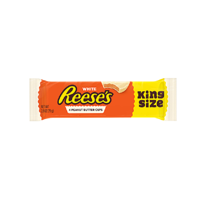 Reese's - Beurre de cacahuète blanc en tasses, format King Size, 79 grammes