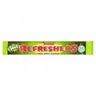 Swizzles - Refreshers Saurer Apfel Kauriegel 18 Gramm