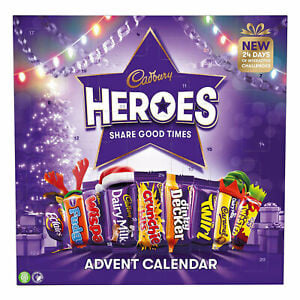 Cadbury - Helden-Adventskalender 230 Gramm