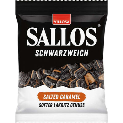 Sallos - Schwarzweich Softer Lakritz Caramel Salé 200 Grammes