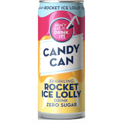 Candy Can – Sparkling Rocket Ice Lolly Zero Sugar 330ml