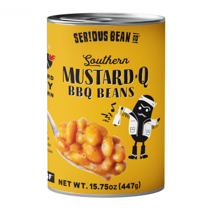 Serious Bean Co - Haricots BBQ à la moutarde du Sud 447 grammes