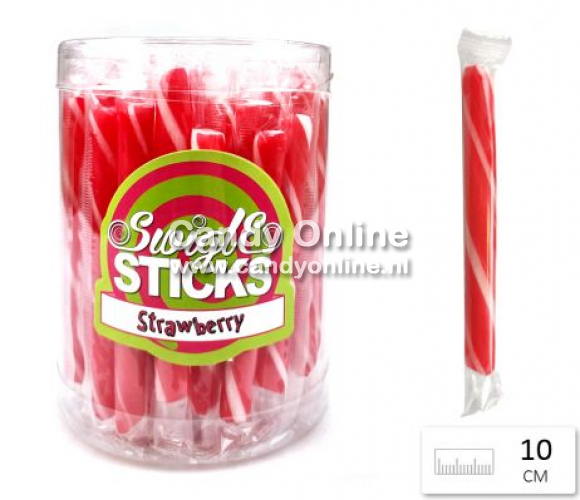 Swigle - Sticks Strawberry 10 Gram 50 Stück