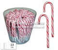Candy Canes Rood / Wit 13 cm 50 Pièces