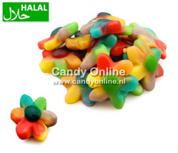 Dolce Plus - Jelly Rainbow Flowers 1 Kilo (Halal)