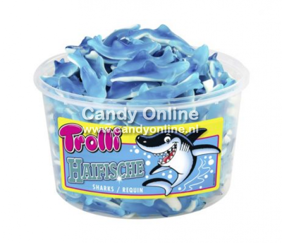 Trolli - Haaien 150 Stuks 1200 Gram