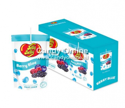 Jelly Belly – Beerenblauer Trinkbeutel 200 ml, 8er-Pack