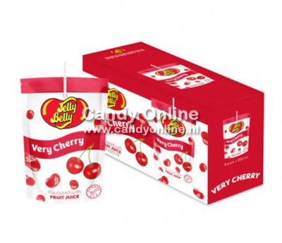 Jelly Belly – Trinkbeutel „Very Cherry“, 200 ml, 8er-Packung