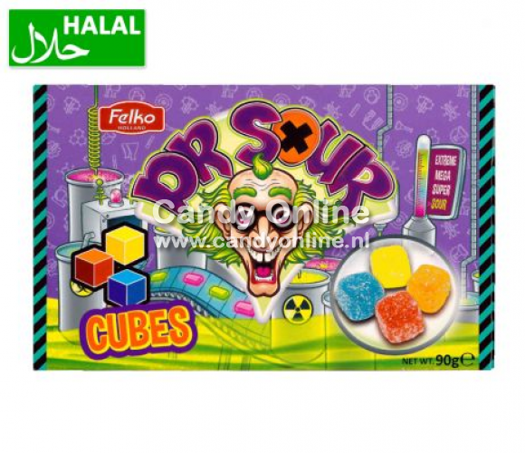 Dr. Sour - Cubes 90 Gram (Halal)