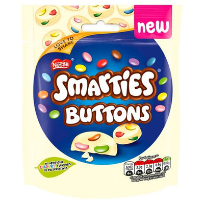 Smarties - Knöpfe, weiße Tüte, 100 Gramm
