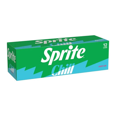 Sprite - Chill Cherry Lime 355ml 12 Canettes