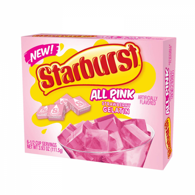 Starburst - All Pink Strawberry Gelatin 111,5 Gramm
