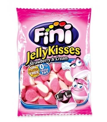 Fini - Strawberry Kisses 75 Gram 12 Stück (Halal)