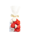 Strikzak Met spekbollen Rood/Wit 20 Stuks Inhoud