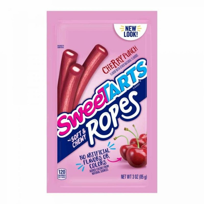 SweeTarts - Weiche &amp; zähe Seile Kirschpunsch 85 Gramm
