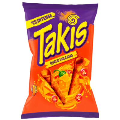 Takis - Queso Volcano 90 Gram 18 Stück