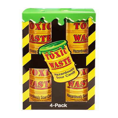 Giftmüll – Gelbes Fass, 4er-Pack, 168 Gramm