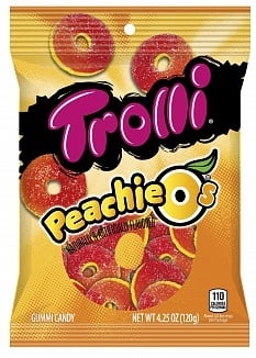 Trolli - Peachie-O's 120 Gramm