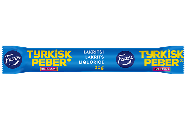 Fazer - Tyrkisk Peber Hot & Sour liquorice 20 Gram