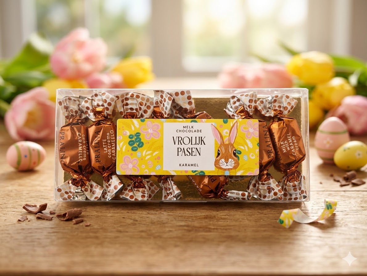 Lambertz & Visser - Konijn Melkchocolade Hazelnoot Blister