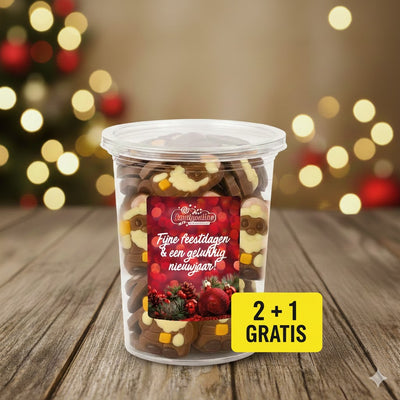 Kerstmannen Schokolade 450 Gram 2+1 Gratis ***SUPER DEAL***